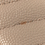 Grain De Poudre Matelasse Monogram Mini Lou Camera Bag Dark Beige