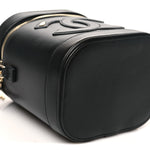 Lambskin Timeless Vanity Cosmetic Case Black