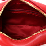 Calfskin Gancini Camera Crossbody Bag Red