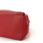 Pebbled Calfskin Medium Soho Chain Shoulder Bag Tabasco Red