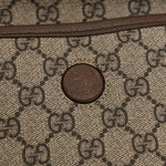 GG Supreme Monogram Neo Vintage Web Belt Bag Brown