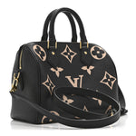 Empreinte Monogram Giant Speedy Bandouliere 25 Black Beige