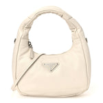 Nappa Soft Padded Mini Bag White
