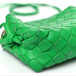 Nappa Intrecciato Mini Loop Camera Bag Parakeet