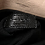 Crinkled Calfskin Matelasse Monogram Medium Niki Chain Satchel Gold Sand