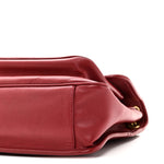 Lambskin Matelasse Monogram Medium Niki Chain Satchel Rouge Legion
