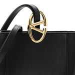 Nappa VLogo Bold Bucket Bag Black