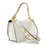 Agnello Old Shine F is Fendi Kan U Shoulder Bag White