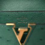Ostrich Capucines Mini Mint
