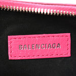 Agneau Arena Le Cagole Shoulder Bag XS Hot Pink