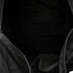 Tessuto Nylon Saffiano Viaggio Duffle Black