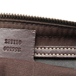 GG Supreme Monogram Belt Bag Dark Brown