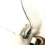 Calfskin Nano Flamenco Knot Clutch Soft White