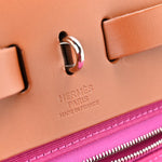 Vache Hunter Toile Herbag Zip 31 PM Magnolia Fauve