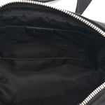Canvas Web Slim Belt Bag Black