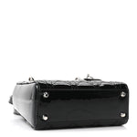 Patent Cannage Mini Lady Dior Black