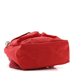 Canvas Quote Backpack Red White