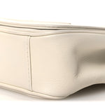 Lambskin CC Mania Flap Bag White