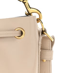 Calfskin Medium Emmanuelle Bucket Bag Nude Powder