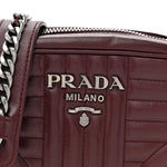 Soft Calfskin Impunture Diagramme Small Camera Bag Granato