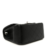 Caviar Quilted Mini Square Flap Black