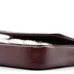 Shiny Aged Calfskin Quilted Waist Belt Bag Burgundy