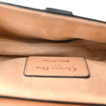 Grained Calfskin Mini Saddle Bag Beige