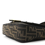 Fabric Jacquard FF 1974 Medium Baguette Tobacco Moro Black