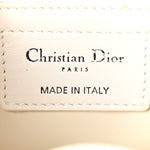 Calfskin Macrocannage Small Caro Bag White