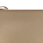 Liege Calfskin Large Trio Crossbody Bag Taupe