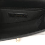Caviar Quilted Small Boy Flap Black