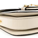 GG Supreme Monogram Horsebit 1955 Shoulder Bag Beige Mystic White