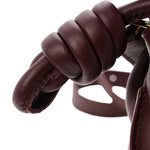 Nappa Medium Flamenco Knot Bag Dark Burgundy