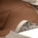 Lux Calfskin Vienne Wave Mina 25 Bag Perle
