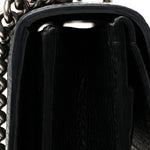 Pebbled Calfskin Small Dionysus Shoulder Bag Black