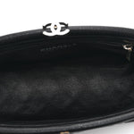 Caviar Quilted Timeless Clutch Black