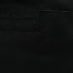 Nylon Mini Flat Messenger Bag Black