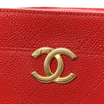 Caviar Quilted Waist Bag Red