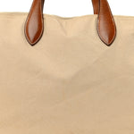 Natural Barenia Canvas Victoria Travel Briefcase Fauve