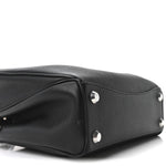 Grained Calfskin Small Rodeo Top Handle Handbag Black