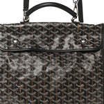 Goyardine Saint Leger Soft Briefcase Backpack Black