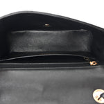 Caviar Quilted Mini Rectangular Flap Black