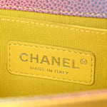 Caviar Quilted Small Cuba Rainbow Boy Flap Multicolor
