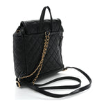 Caviar Quilted Small Filigree Backpack Black