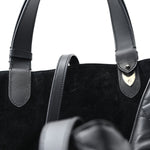Calfskin Macrocannage Large Toujours Black