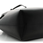 Calfskin Mini Bucket Bag Black Flamma