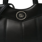 Calfskin Petite GG Small Tote Bag Black