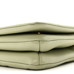 Lambskin Embossed Monogram Pochette Coussin Green