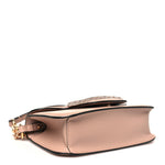 Calfskin Crystal Vlogo Small Loco Shoulder Bag Rose Cannelle