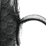 Microguccissima Mini Bree Messenger Bag Black